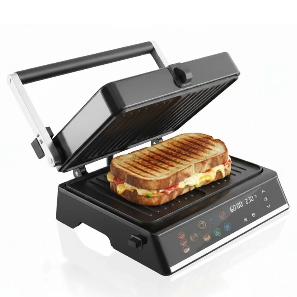 Appareil de Cuisson et Grill 2en1 Extra Large Lexical Avec afficheur 2000W (1).webp