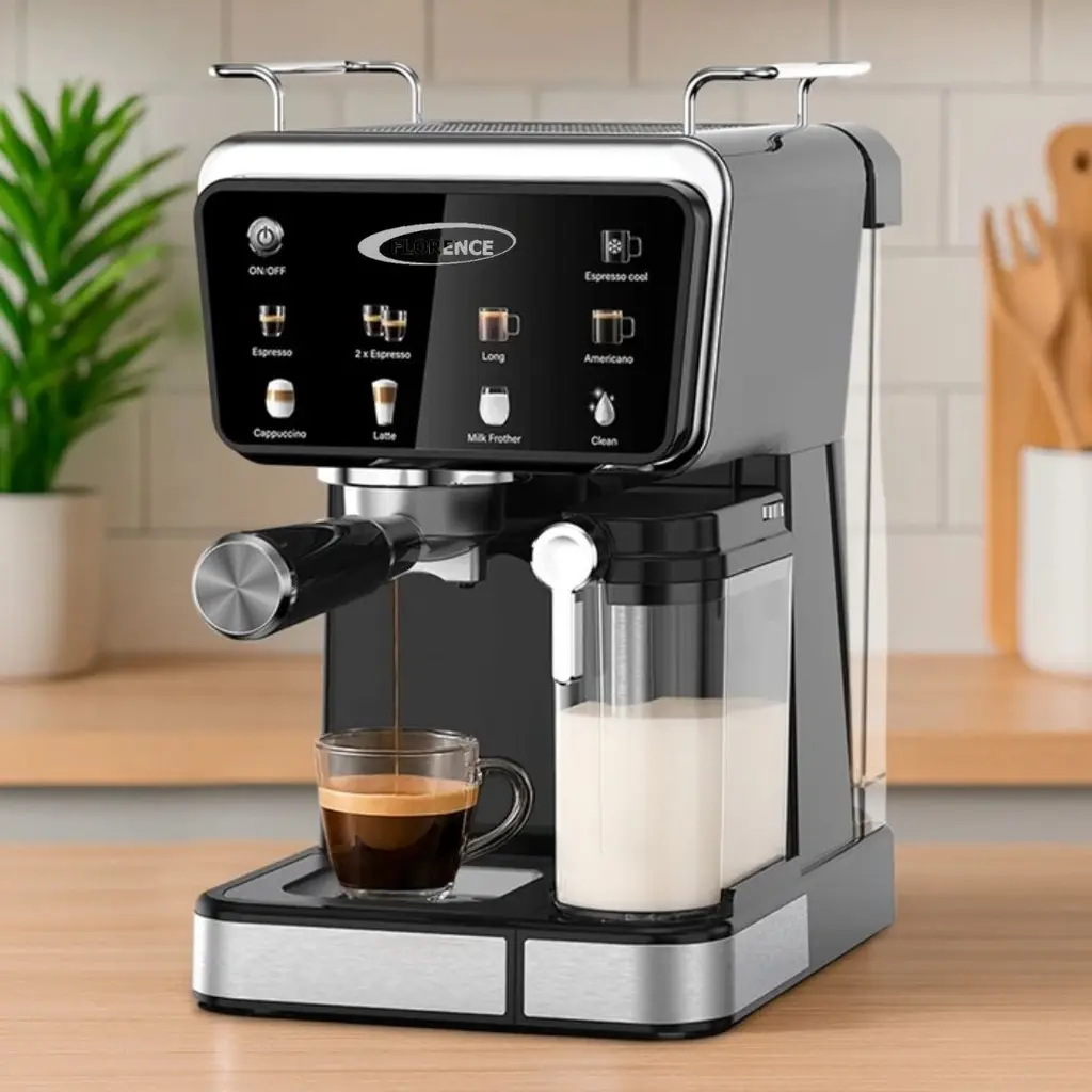 Machine à Café 9en1 Expresso , Latté , Cappuccino 1350W - 1,5L.webp