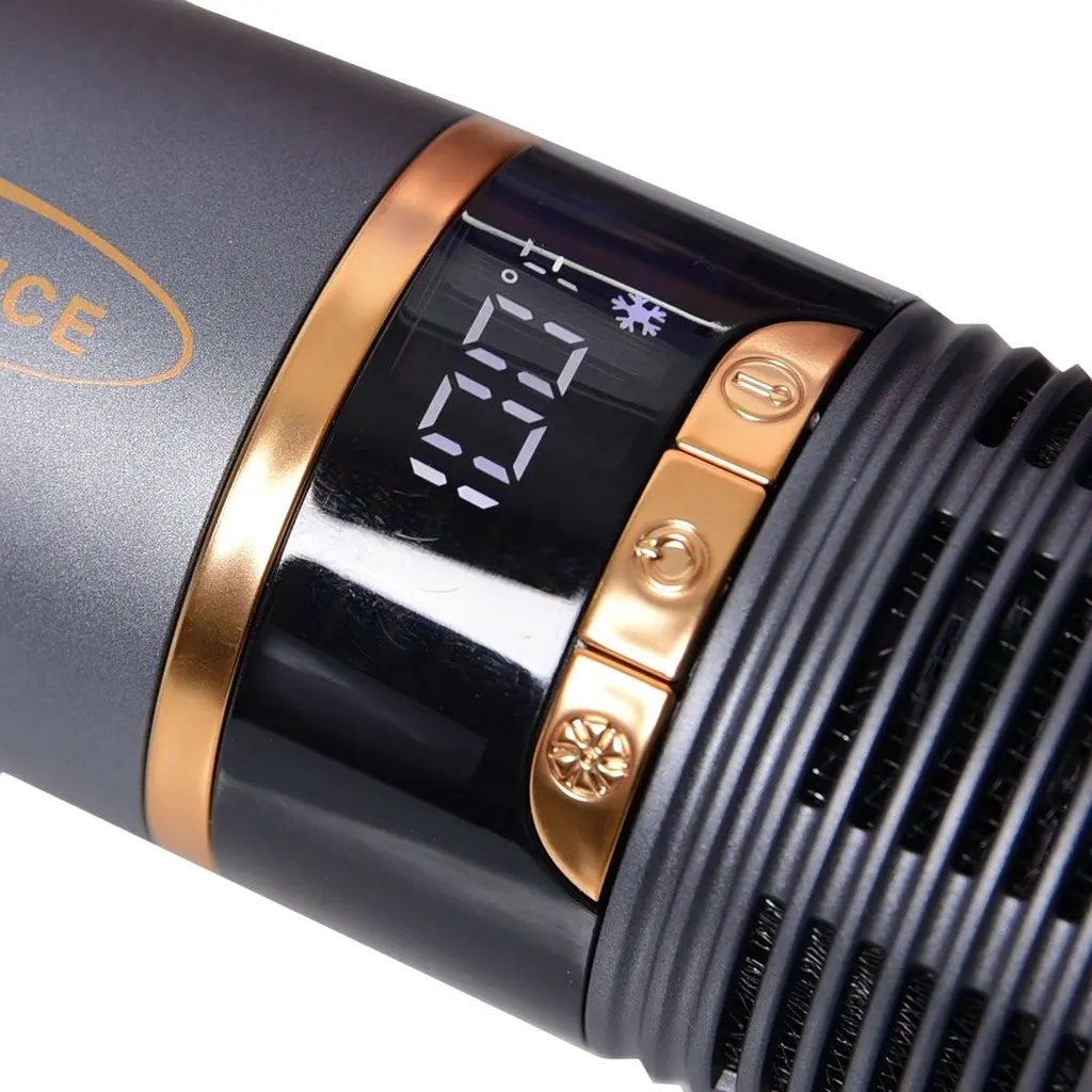 Brosse Coiffante Avec Afficheur Température 1000W Gris Charbon (2).webp