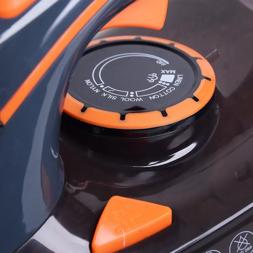 Fer a Repasser Florence 2400W Noir Orangé (4).webp