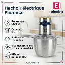 Hachoir Electrique Florence-1200W - Bleu-electra.webp