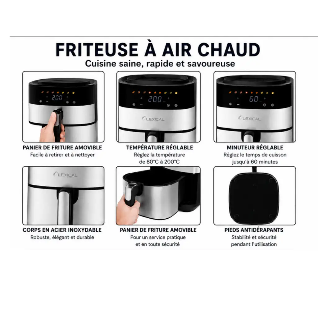 AirFryer Avec Afficheur Digital-Lexical 9L -1800W3 (2).webp