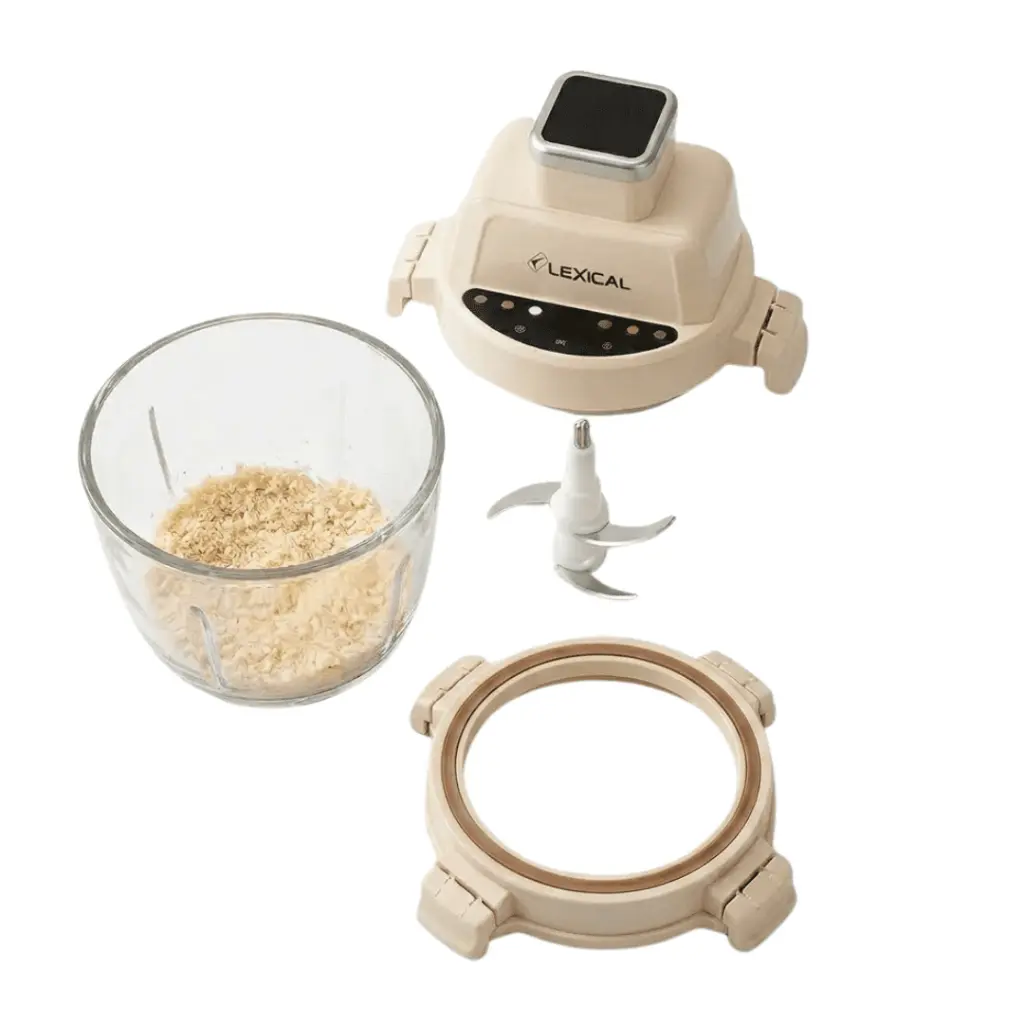 Hachoir Multifonction Lexical- 600W 3L - Beige.webp
