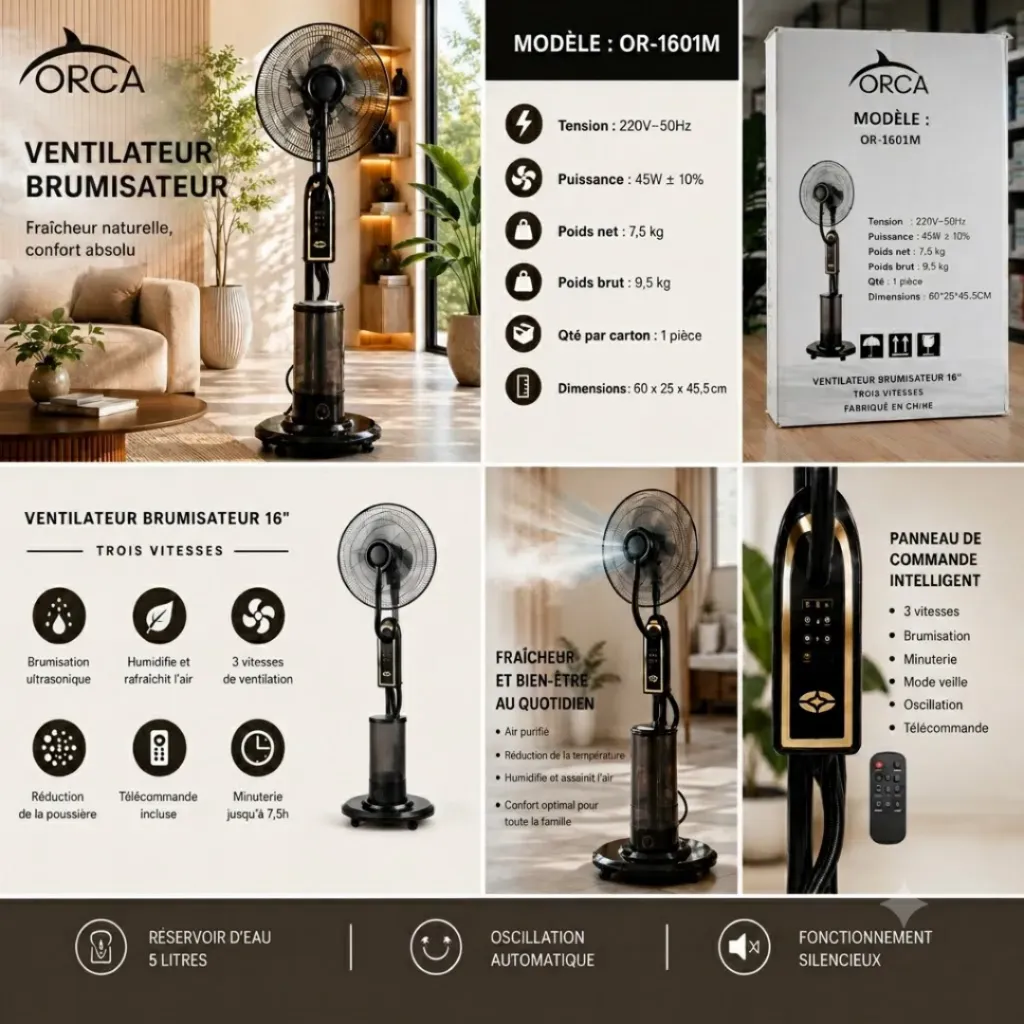 Ventilateur Brumisateur Avec Télécommande ORCA - 45W (2) - Copie.webp