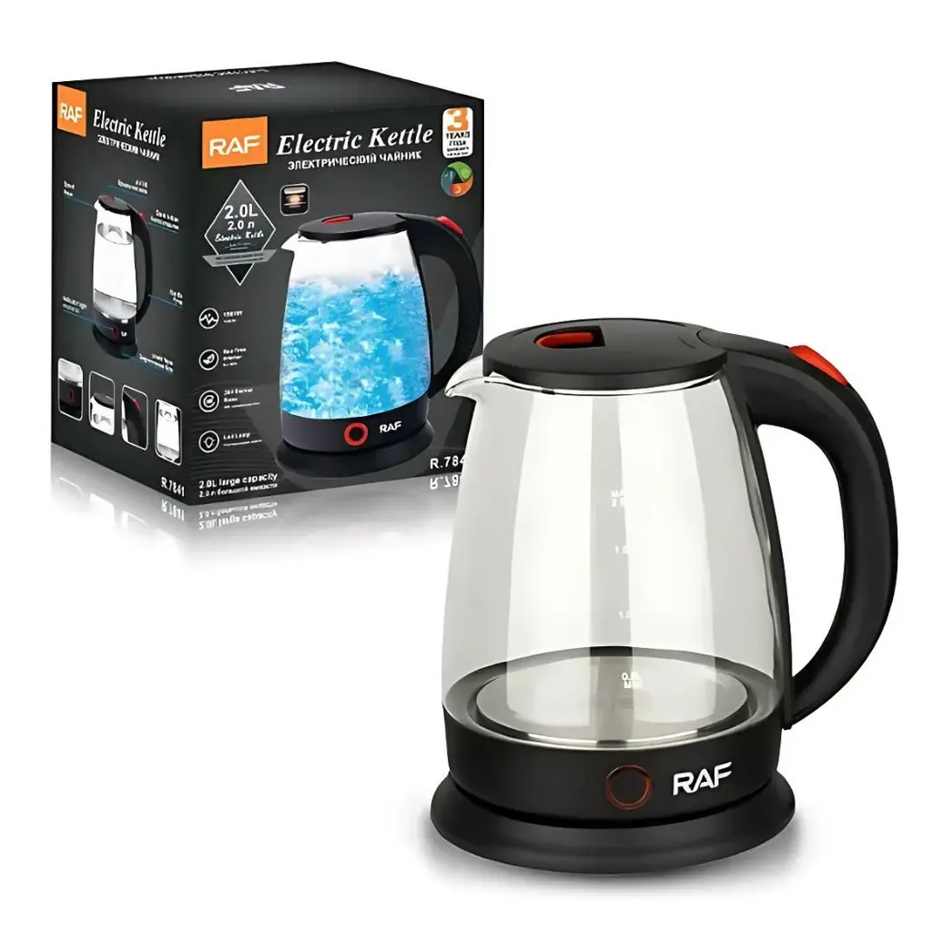 [R7841] Bouilloire Electrique en Verre RAF 2,2L 2000w