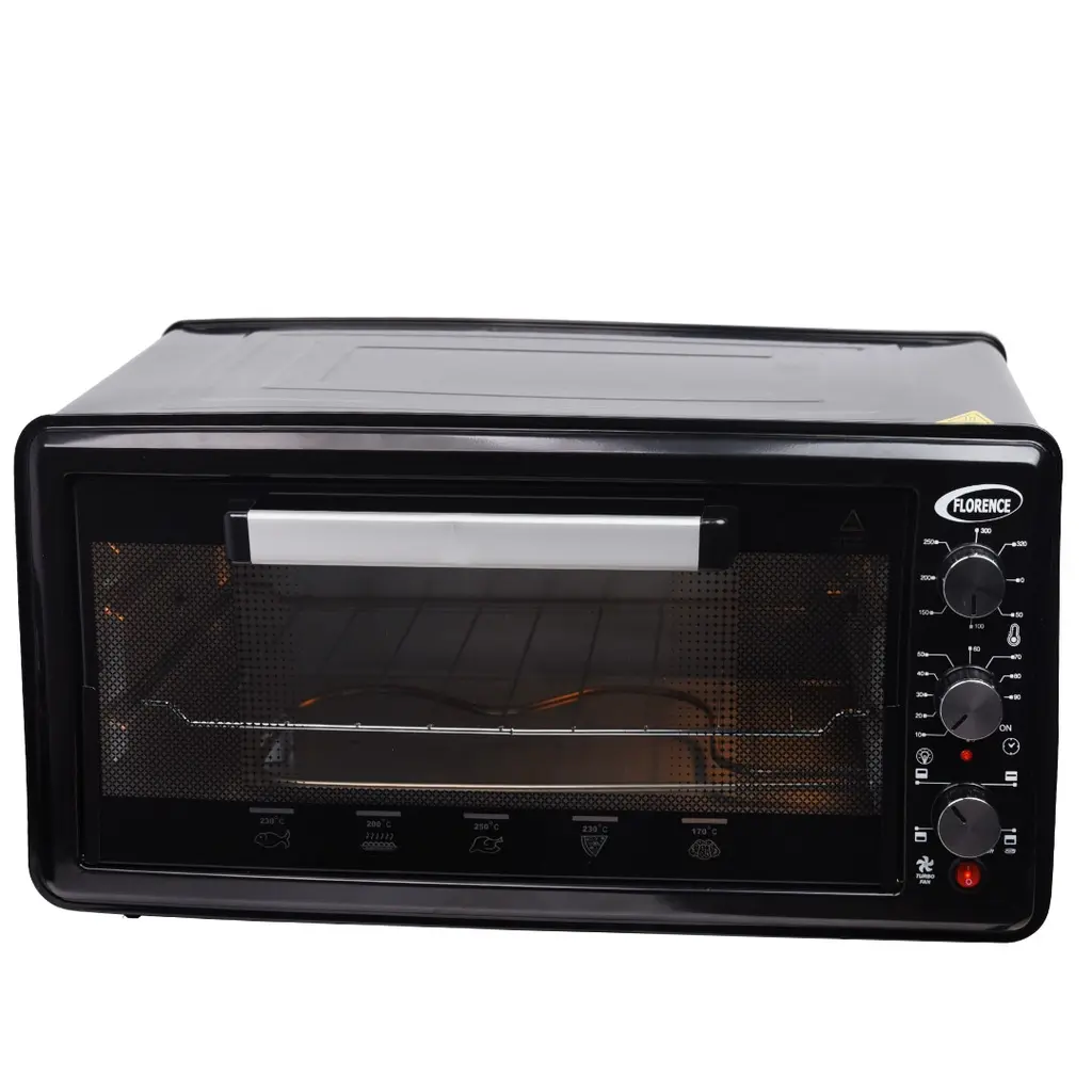 Four Électrique Florence 52L 1500W – Avec Tournebroche & Turbo Noir