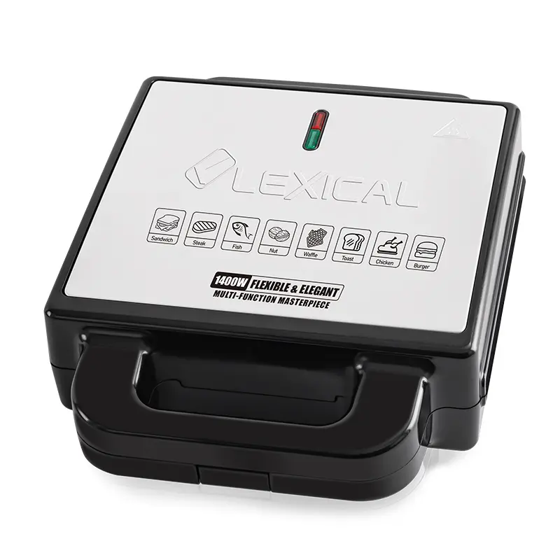 [LSM-2534] Appareil de Cuisson 3en1 Zouza , Panini , Gauffre Lexical 1400W