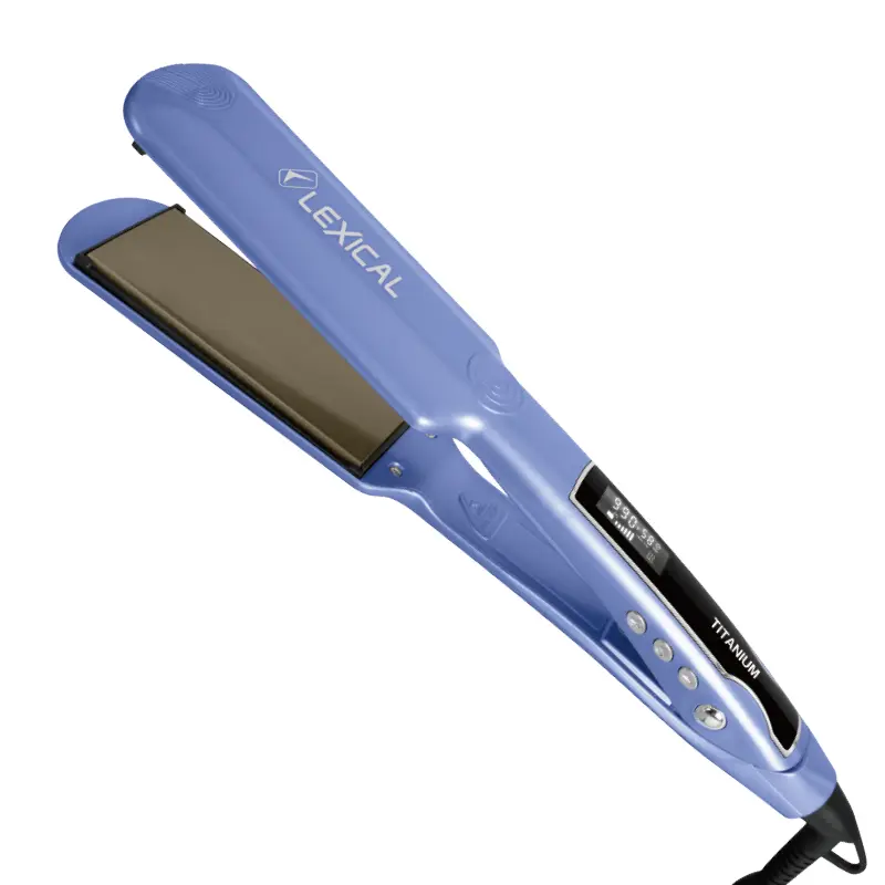 [LHS-5381B] Plaque Cheveux avec Sérum Gratuit Lexical 65W Bleu