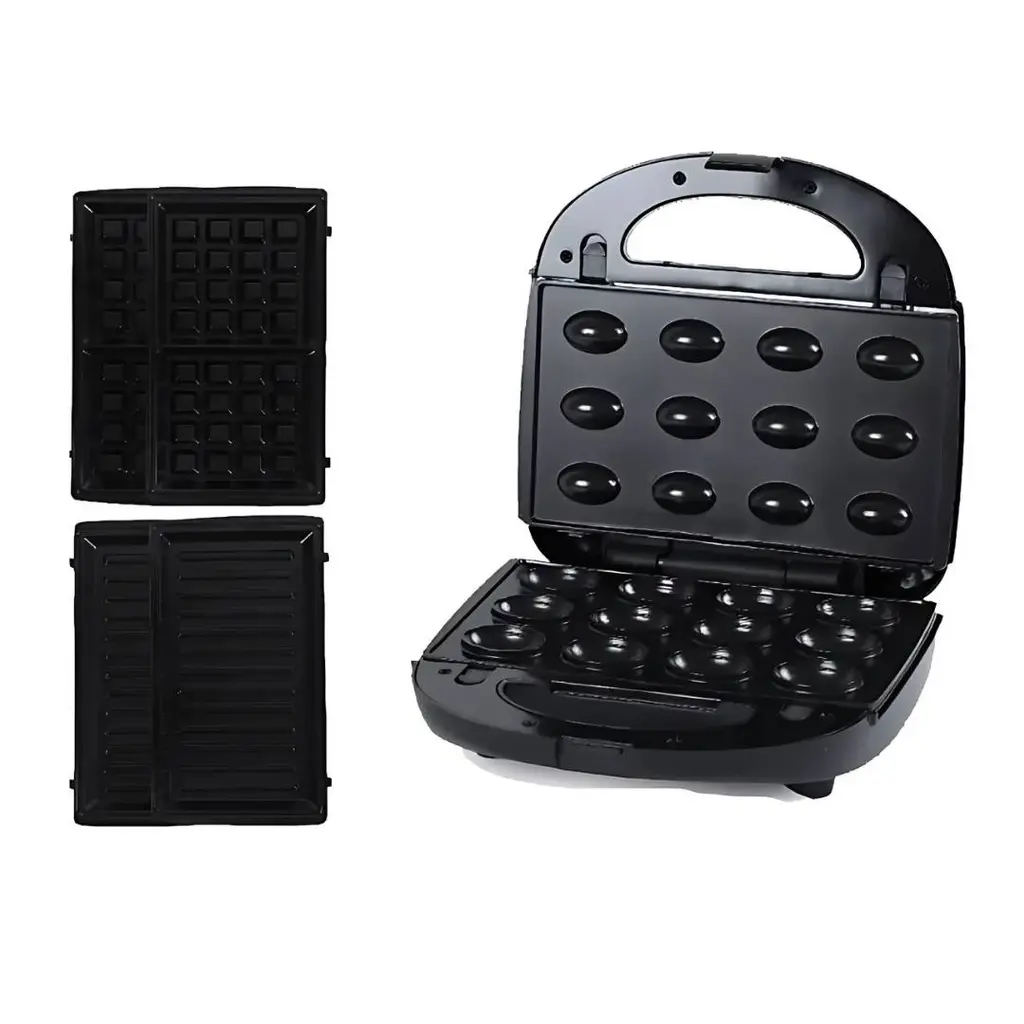 [PE-910-3] Appareil de Cuisson Prova 3 en 1 Zouza , Panini , Gauffre 1400W