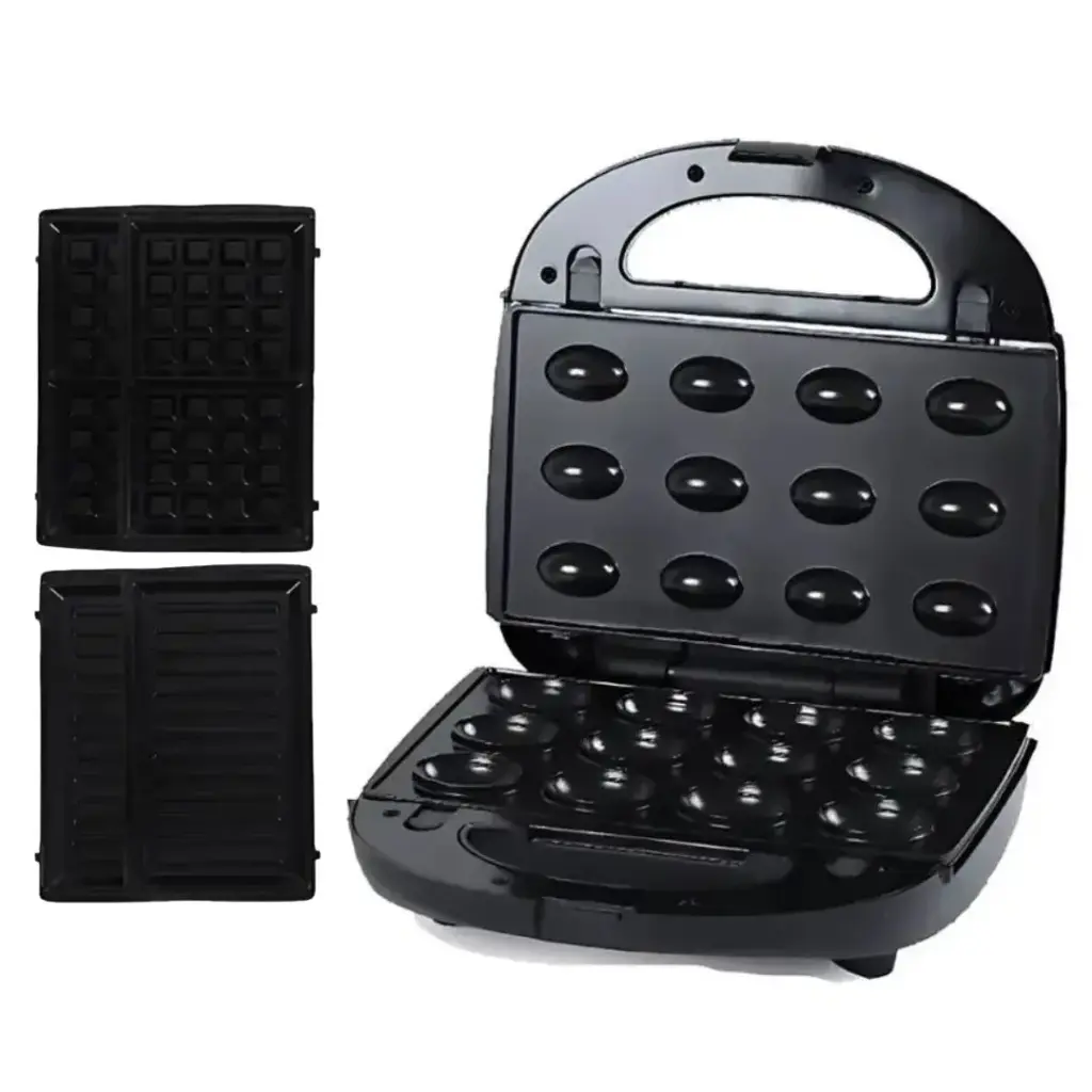 [PE-910-3] Appareil de Cuisson Prova 3 en 1 Zouza , Panini , Gauffre 1400W