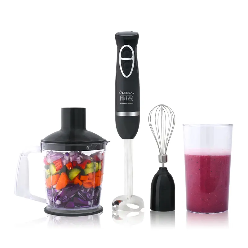 Mixeur Plongeant 4en1 Lexical 600W Noir