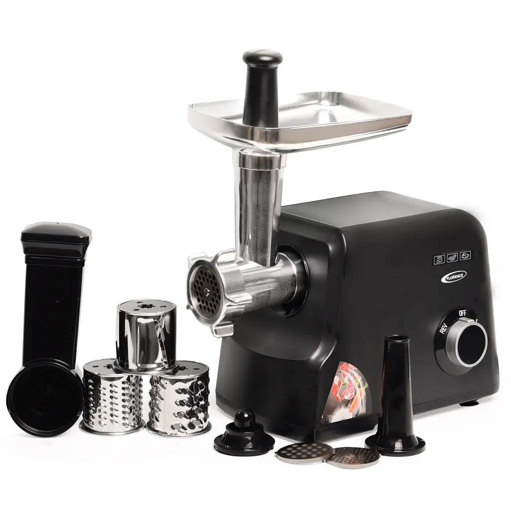 Hachoir À Viande & Râpe Florence – 1000W Noir