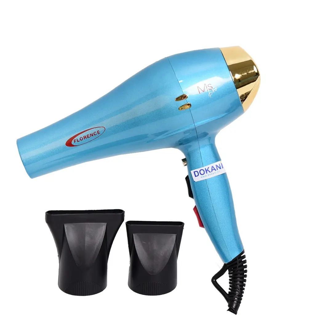 [HK399B] Séche Cheveux Florence 2200W 18000 RPM - Bleu