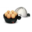Cuit Œufs Techwood 3 en 1 Inox/Noir 7 Œufs, Cuisson Vapeur & Œufs au Plat, Arrêt Automatique – TO-007