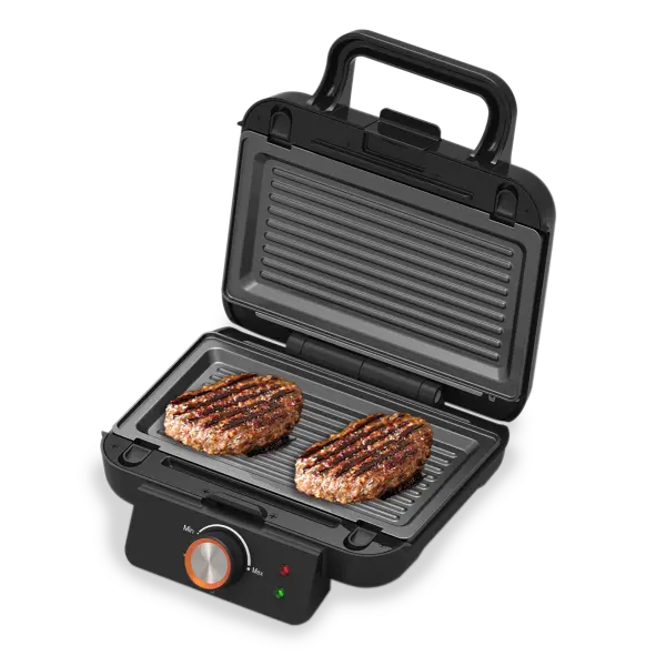 Grill Multifonction Techwood 3 en 1, Plaques Interchangeables & Température Réglable – TGC-1366