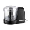 Mini Hachoir Techwood Noir 375mL, Lames Inox & Bouton Poussoir – THA-156