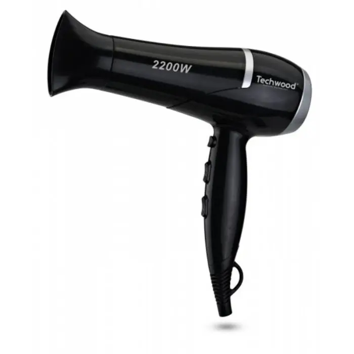 [TWSE60187] Séchoir Techwood Noir/Gris 3 Températures, 2 Vitesses & Touche Air Frais – TSC-2259