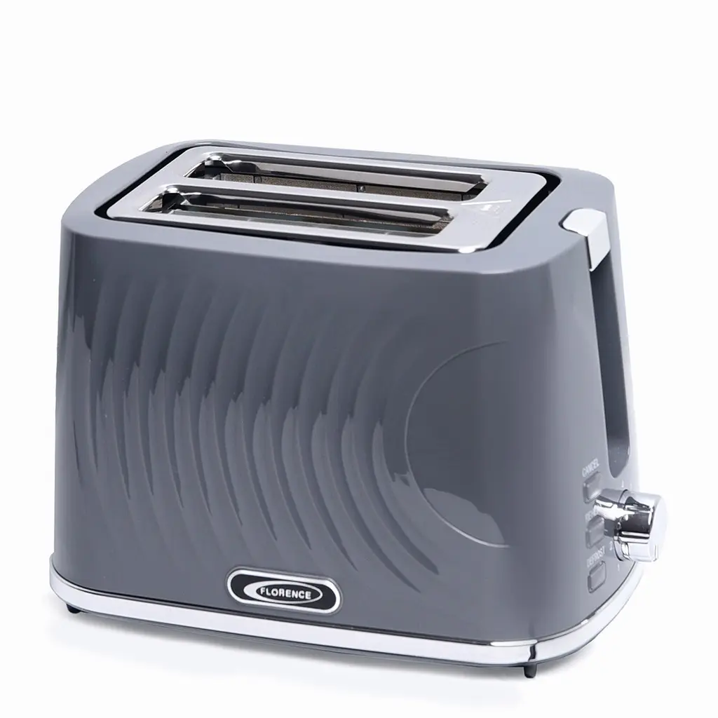[HK412-G] Grille Pain Florence 900W - Gris