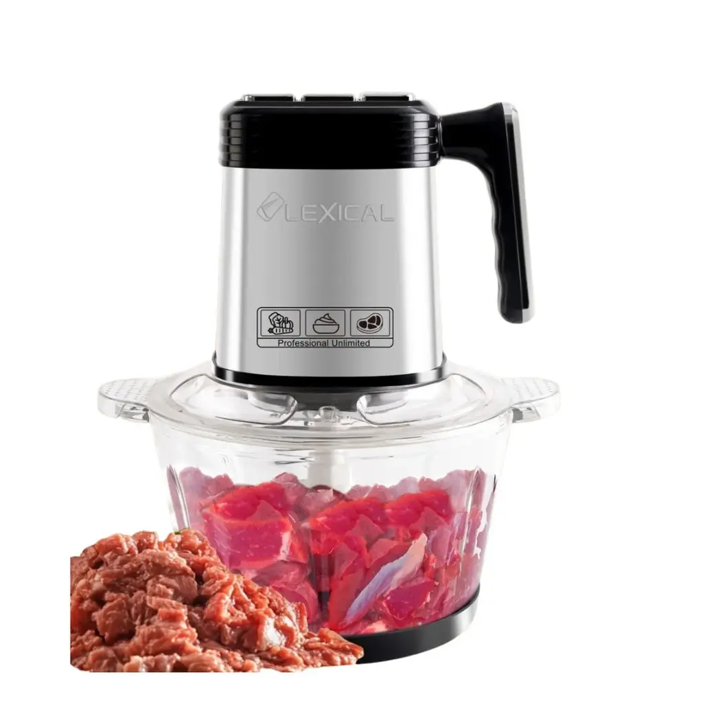 [LCH-1956] Hachoir Elèctrique En Verre Lexical 2L 300W