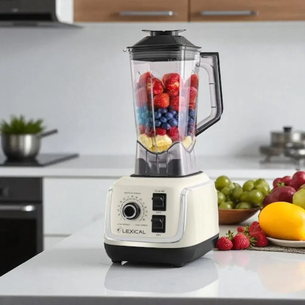 Blender En Plastique Lexical 1,5 L Beige 500W
