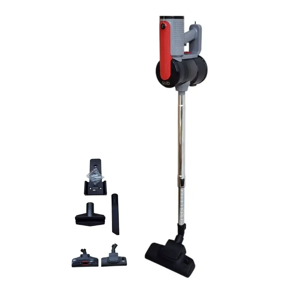 [VC-1005R] Aspirateur Balai Eléctrique 9en1 Enzo 1200W Rouge