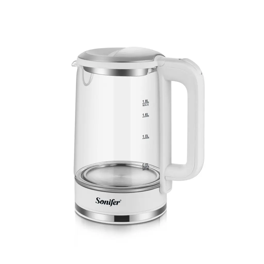 [SF-2141] Bouilloire Eléctrique En Verre 1,8L Sonifer 1500W