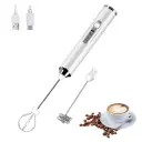 Mousseur à Lait 2 en 1 Rechargeable Florence 4W 9000RPM Blanc