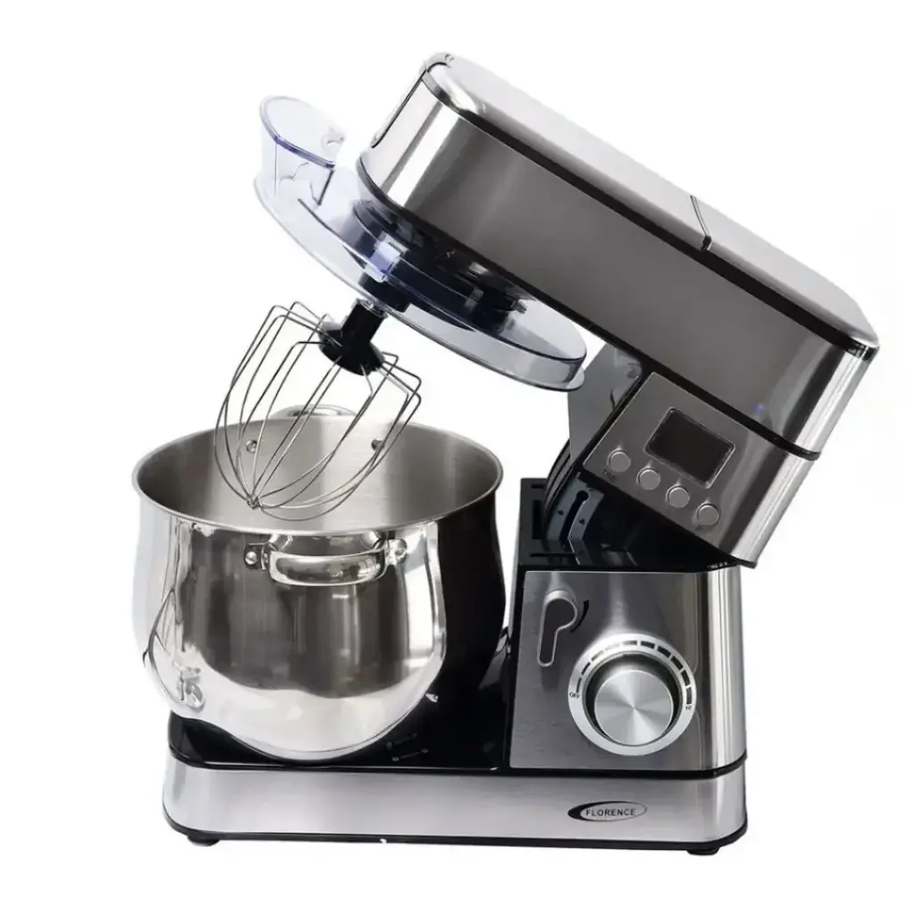 [YD-3810E] Robot Petrin Florence Avec Afficheur 12L 2200W 10 Vitesses Silver