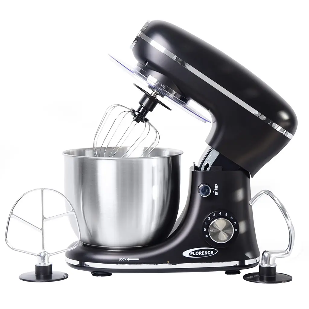 [6484A-N] Robot Pétrin Florence 5L 1300W Noir