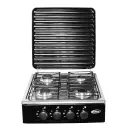 Réchaud À Gaz 4 Feux Florence Noir