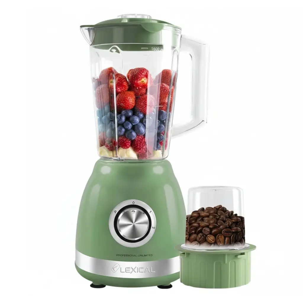 [LBL-1522-7] Blender avec Grinder 2en1 Lexical 500W 1,6L Vert