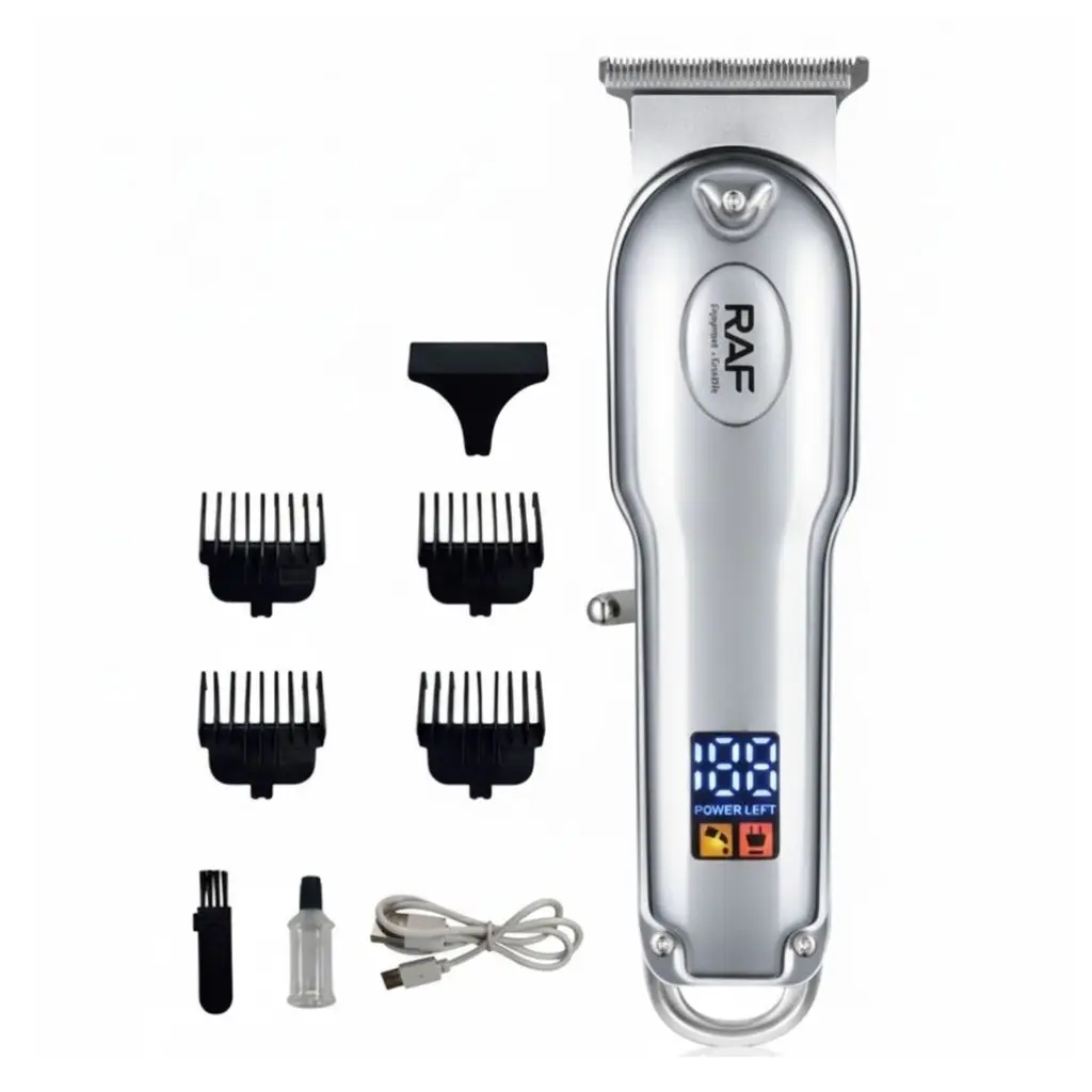 Tondeuse Cheveux Rechargable RAF - 5W - Argent