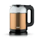 Bouilloire Electrique En Verre RAF 2L -1500 W Marron