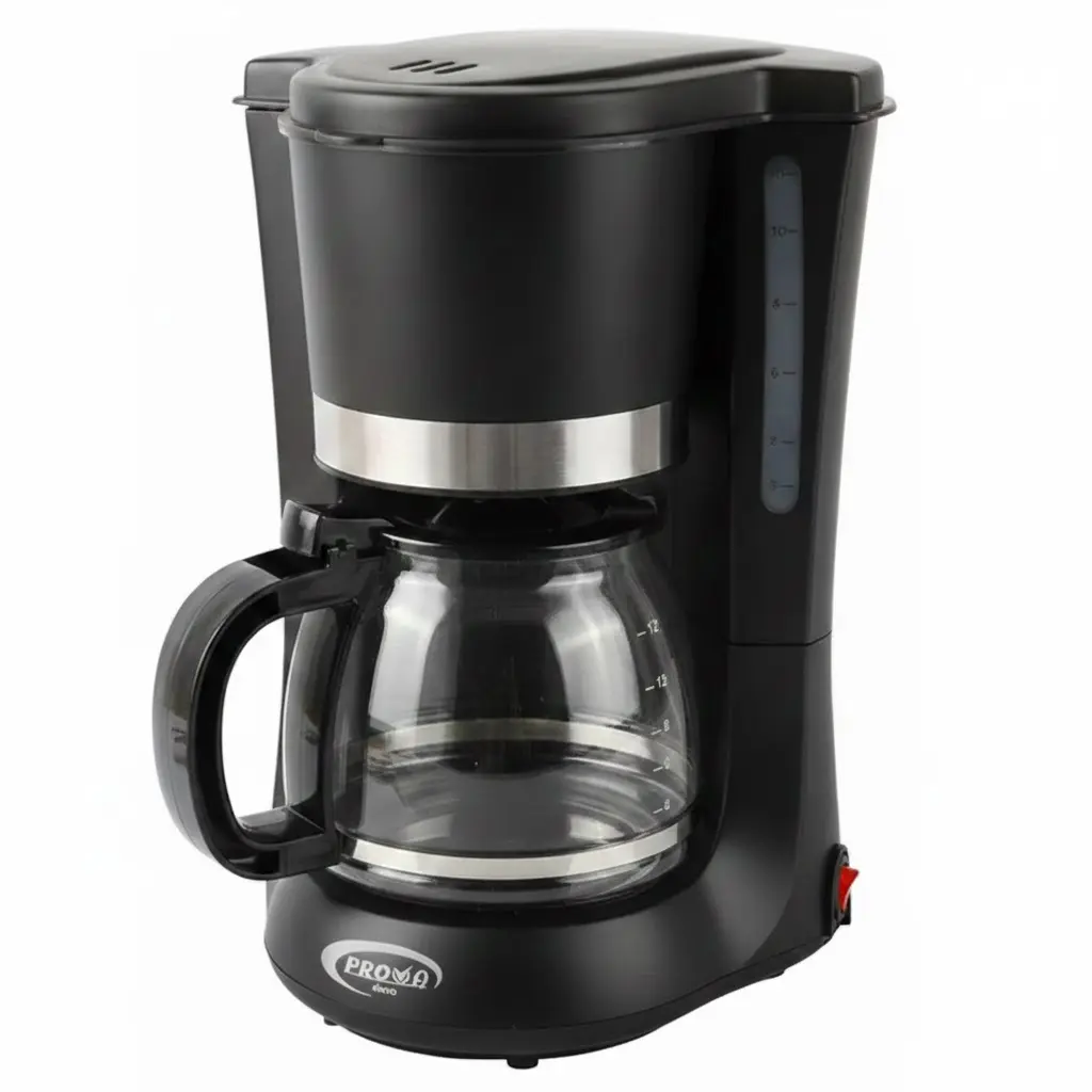 Cafetière Electrique Prova 1.2 L Noir - 900W 