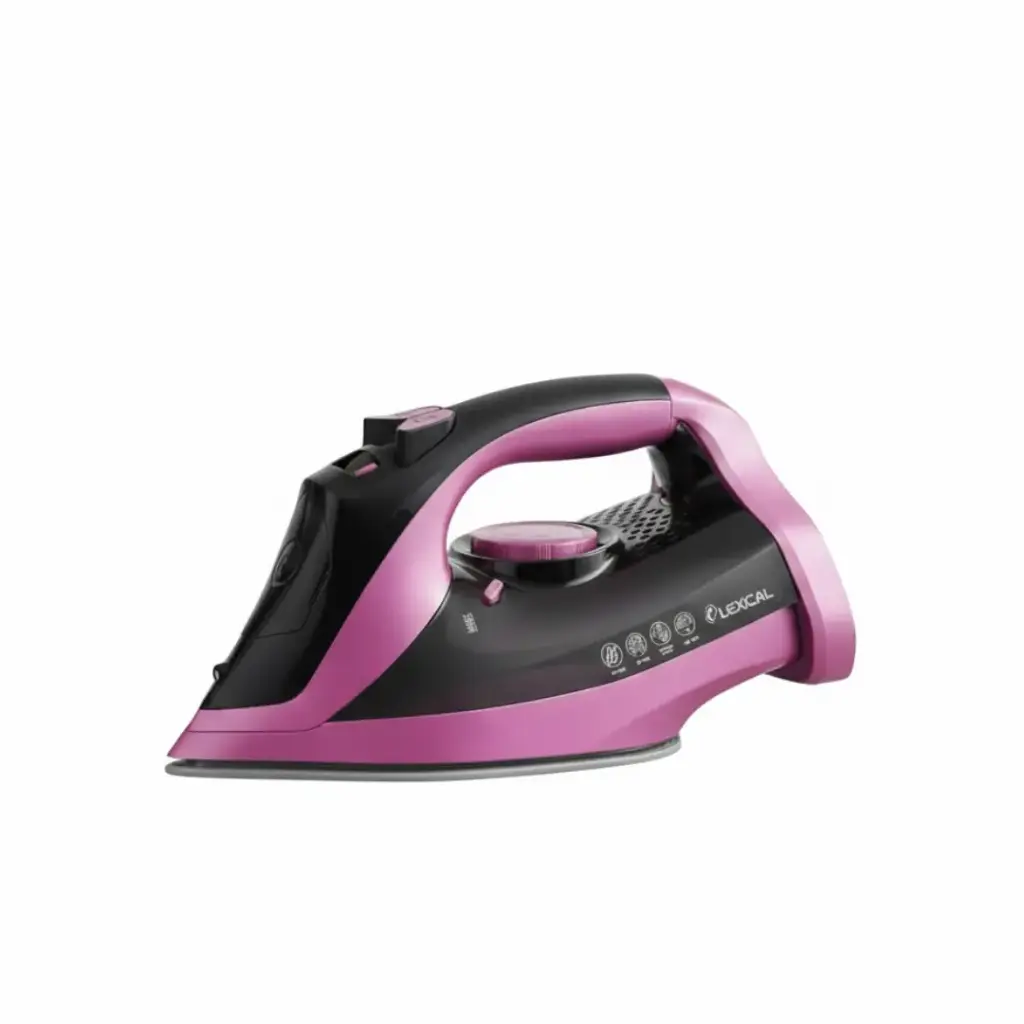 [LSI-1055R] Fer a Repasser Lexical 2200W Semelle en céramique Rose