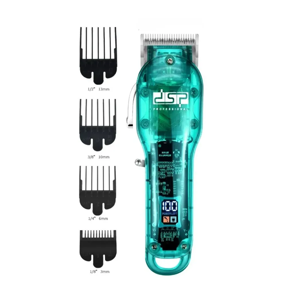[91208-BL] Tondeuse Cheveux Professionnelle DSP 6500RPM - 5W - Bleu