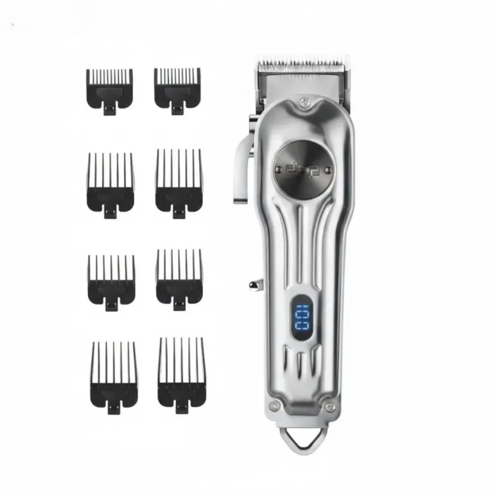 Tondeuse Cheveux Professionnelle  Sans Fil Argent – 6500RPM - 5W