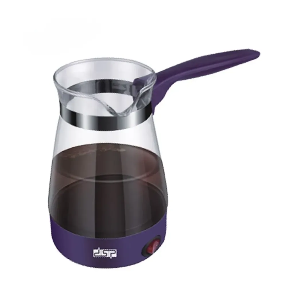 Machine à Café Turc En Verre Electrique DSP 500ml 600W Violet