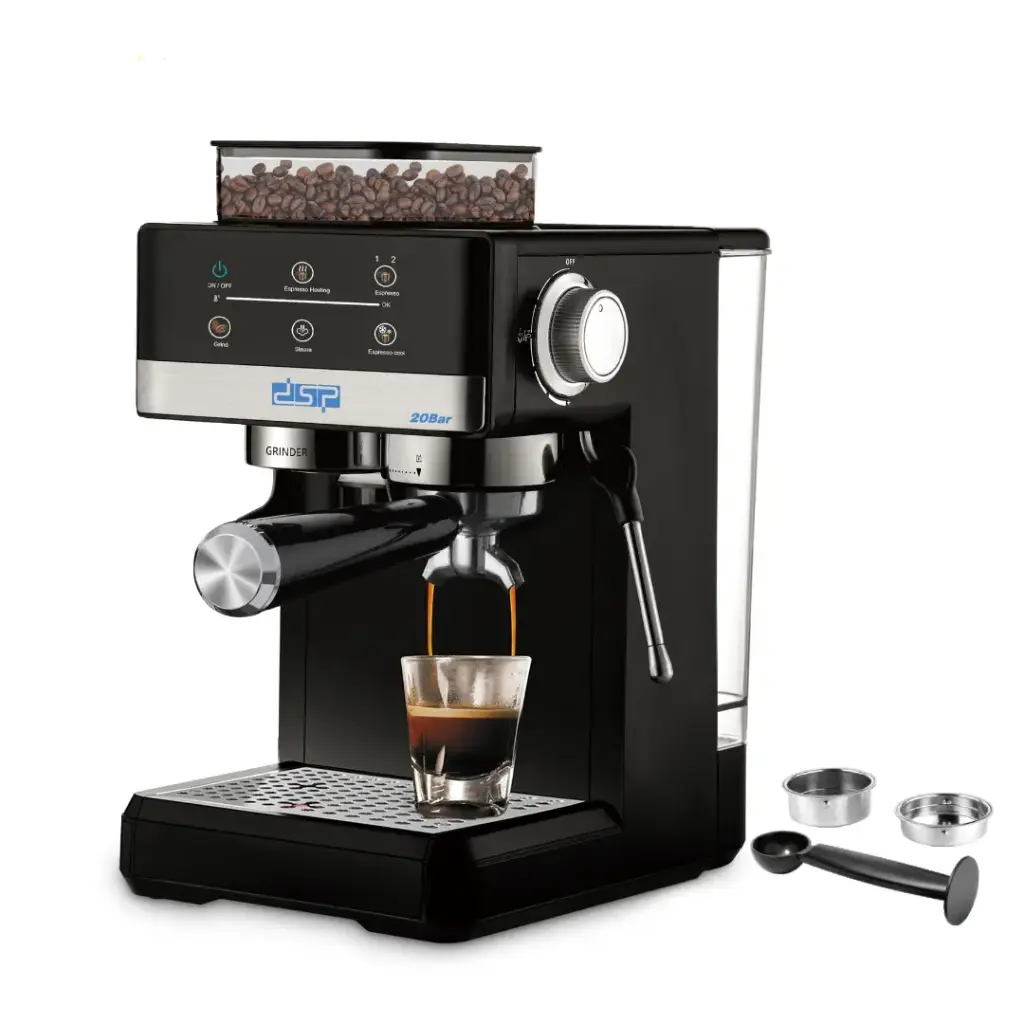 [KA3123] Machine à Café Espresso Avec Grinder DSP 1,7L 20 Bar – 1350W