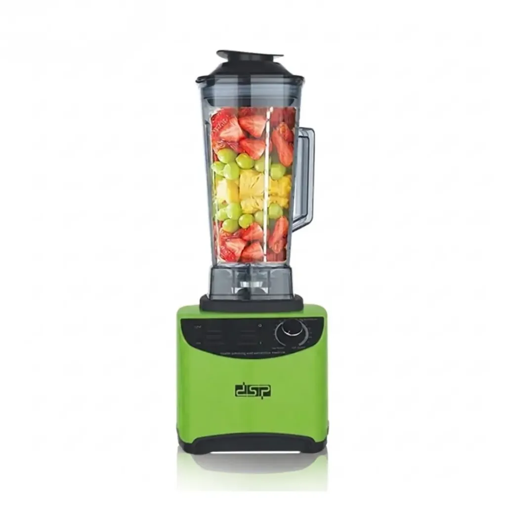 Blender En Plastique 15 Vitesses DSP – 2L – 1800W-Vert