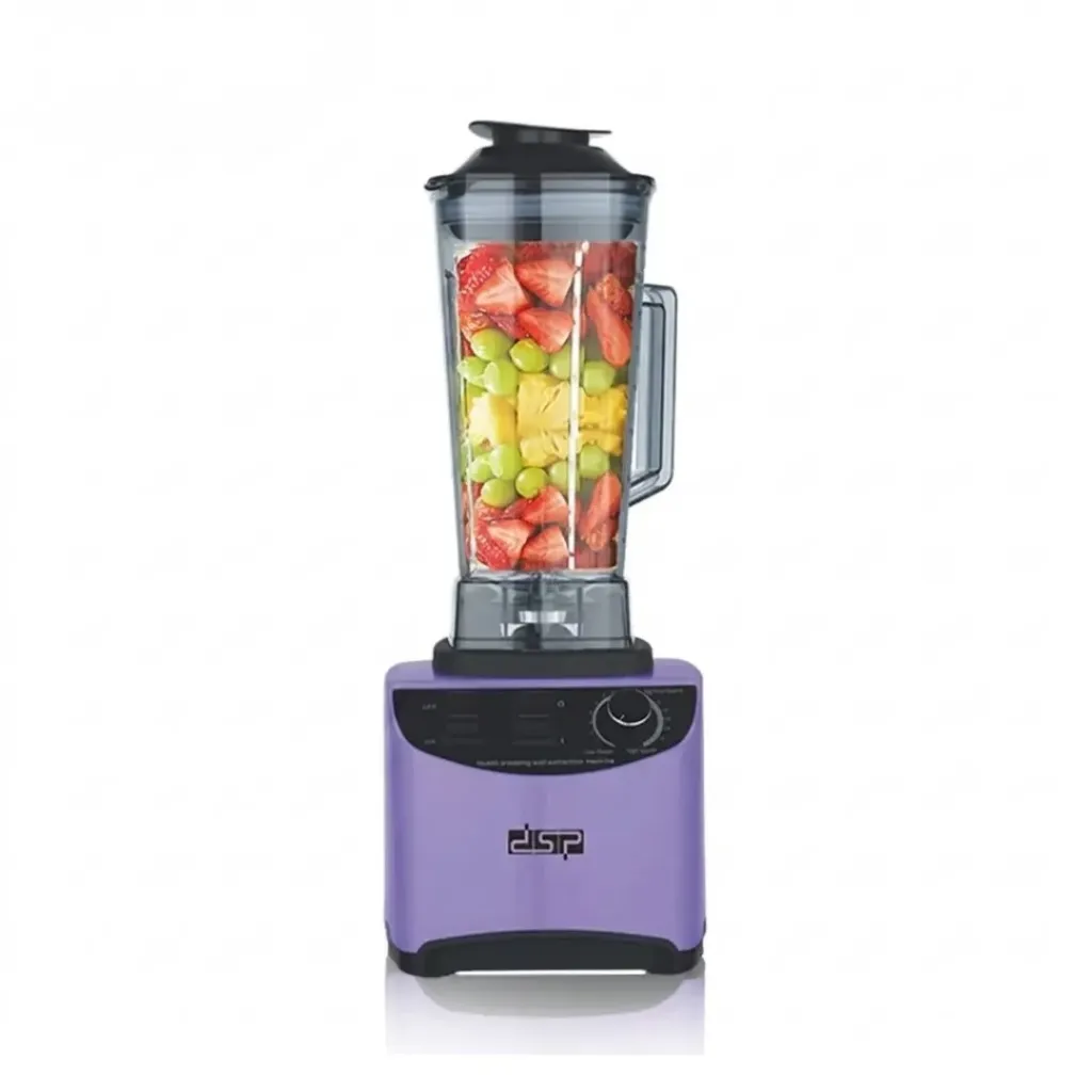Blender En Plastique 15 Vitesses DSP – 2L – 1800W-Violet