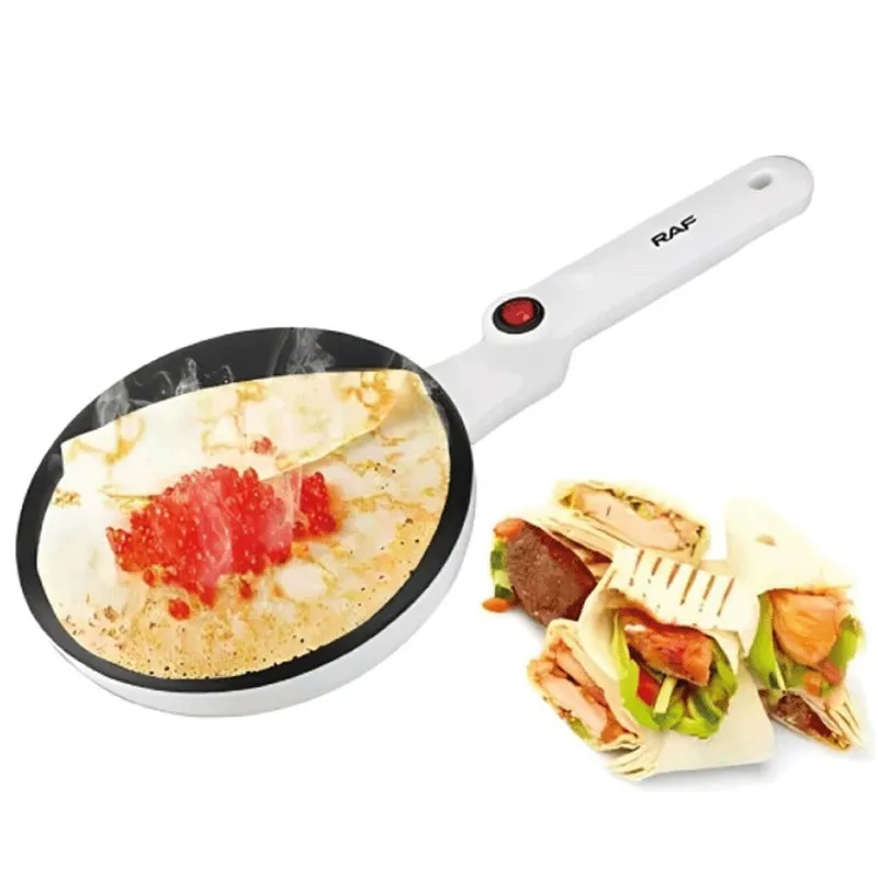 Crêpière Electrique RAF 600W - 20Cm - Blanc