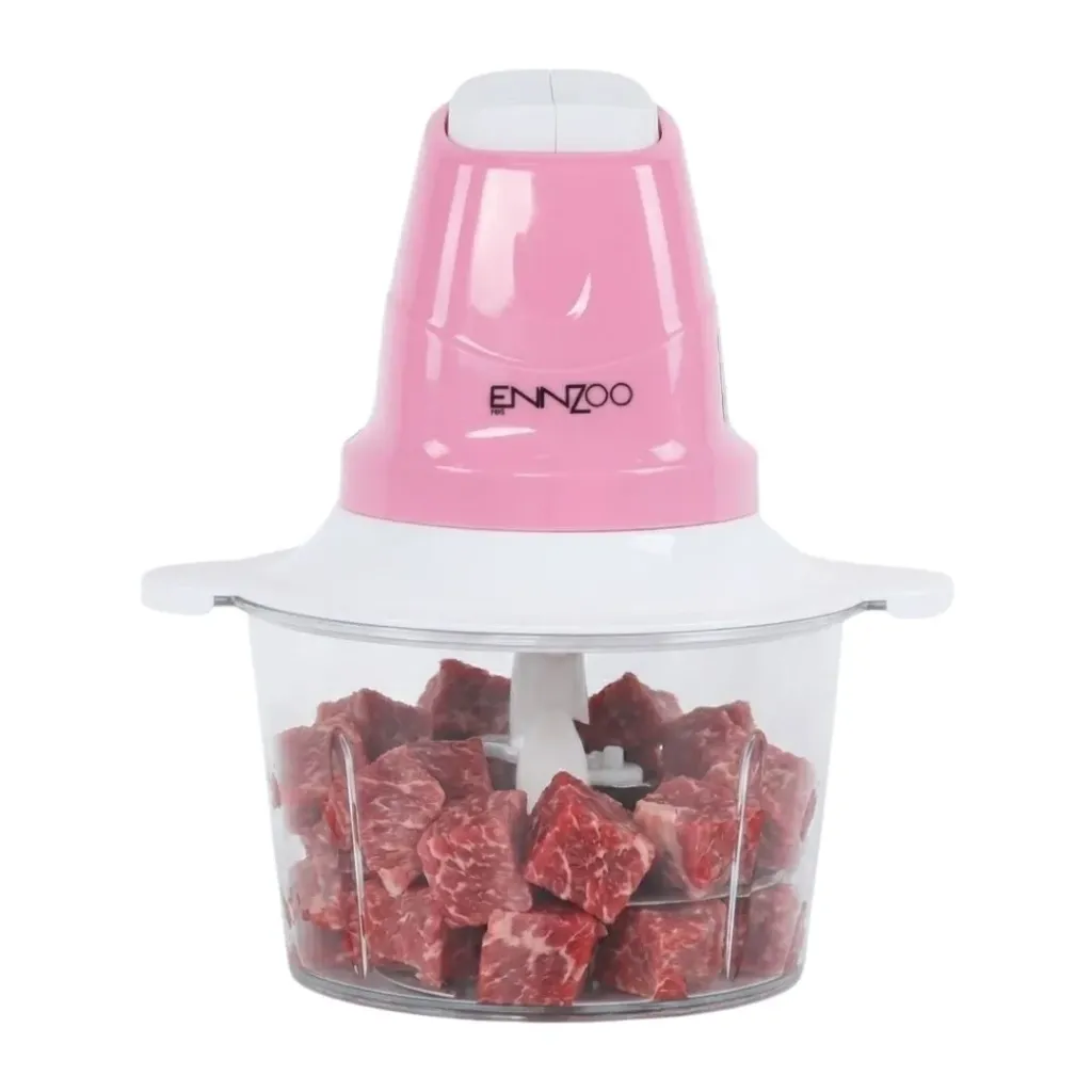 Hachoir Électrique 200 W 2 L - ENZO - Rose