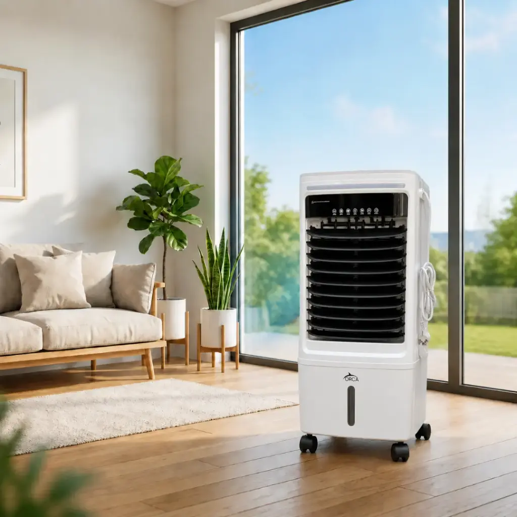 Rafraîchisseur d’Air Mobile ORCA - 25L -80W Noir