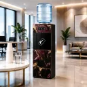 Distributeur d'Eau Avec Réfrigérateur Lexical LWD-6080 - Marbre Rouge