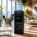Distributeur d'Eau Avec Réfrigérateur Lexical LWD-6070 - Marbre Noir