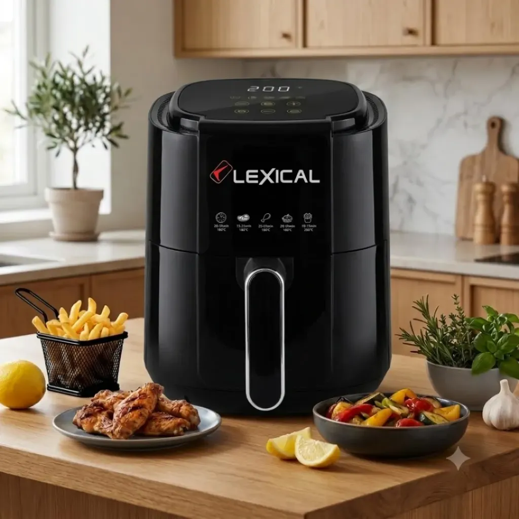 AirFryer Lexical 4L Avec Ecran Tactile 1200 W LAF-3011- Noir