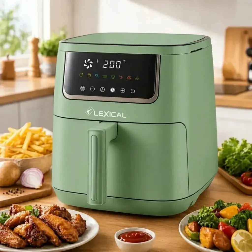 [LAF-3046-7] AirFryer avec Afficheur Lexical 7 L -1600W- Vert