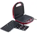 Appareil De Cuisson 3en1 Florence Panini Gaufre Zouza -Rouge
