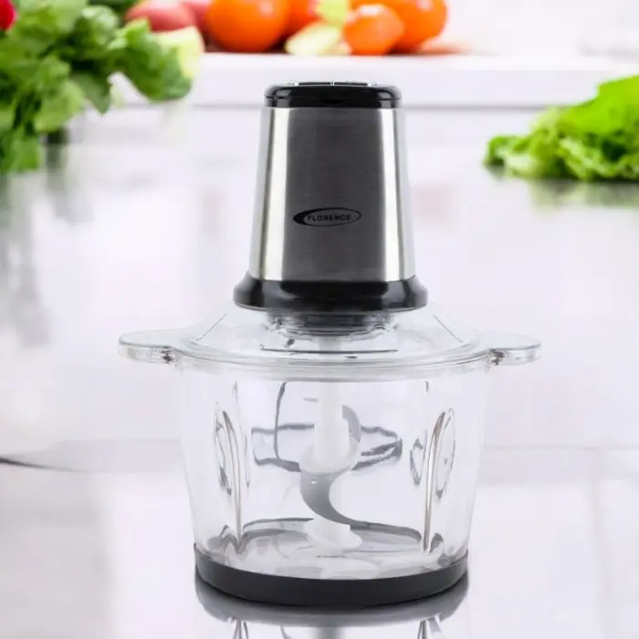 [HK326] Hachoir Florence Avec Bol 3 litres en Verre 700 W
